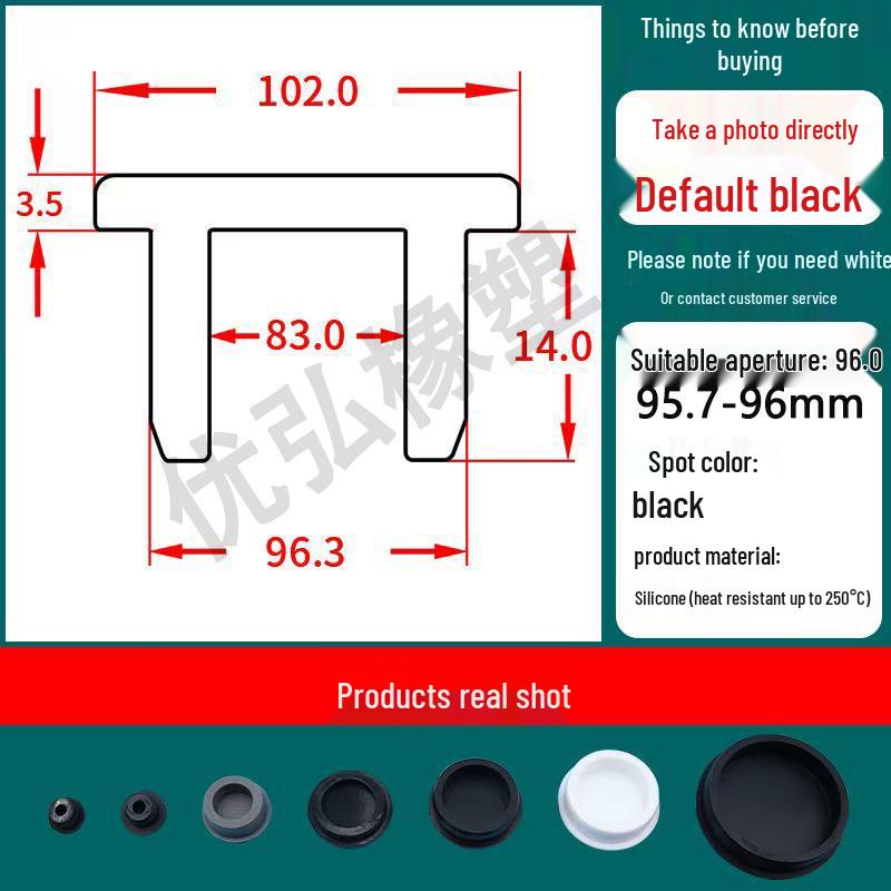 Silicone T-Shape Waterproof Sealing Plug for Round Holes