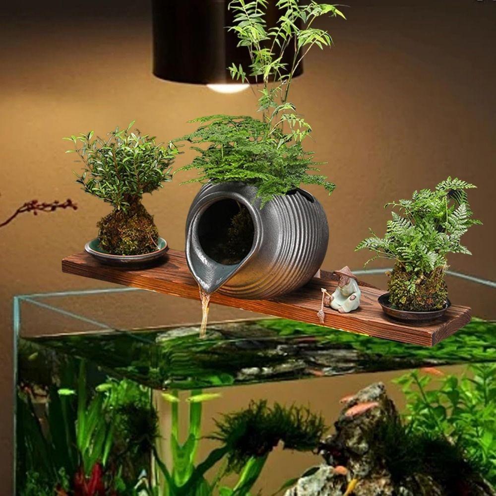 Flower Pots Circulating Waterfall Jar Decorative Porcelain Water Dispenser Courtyard