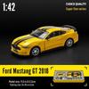 פורד מוסטנג GT 2018 (גרסה שונה) צהוב חדש