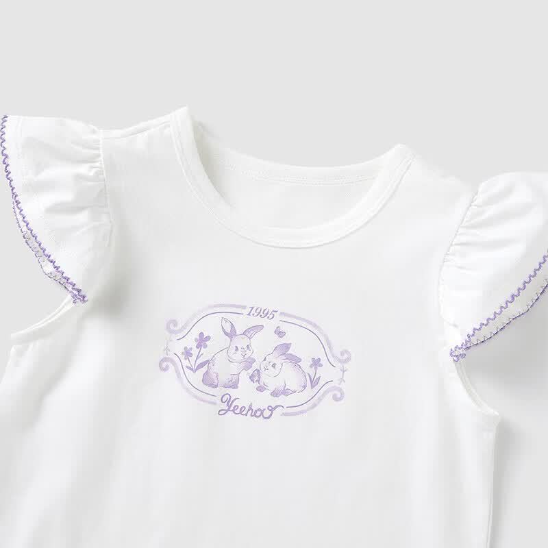 YEEHOO Girls' Breathable Short Sleeve T-Shirt