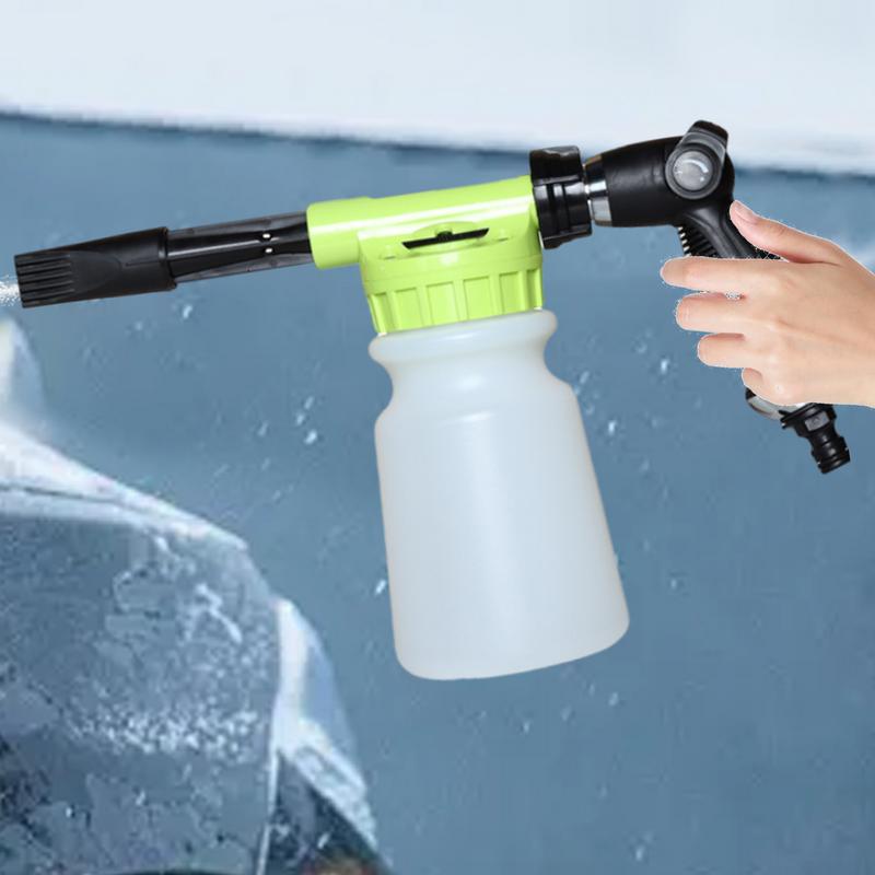 Car Wash Foam Cannon Large Capacity Snow Cannon Transparent Adjustable Foam Vehicle Maintenance Soap Sprayer For Car Truck Boat