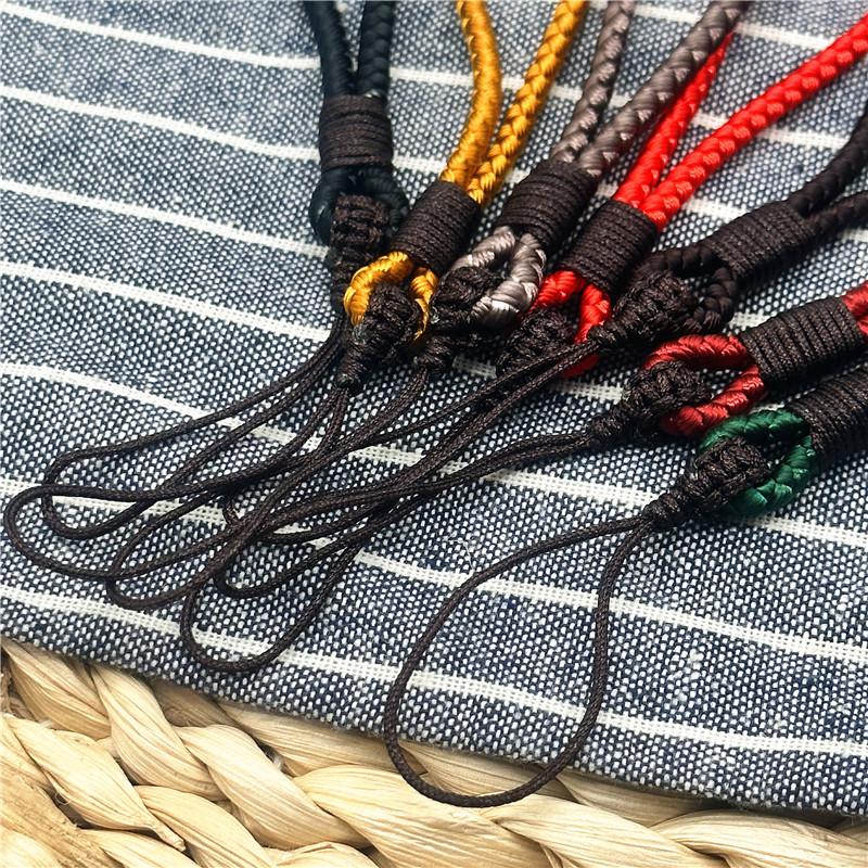 Handmade Tibetan Braid Phone Lanyard Simple Short Strap For iphone huawei xiaomi Samsung Camera GoPro Lightweight String Holders