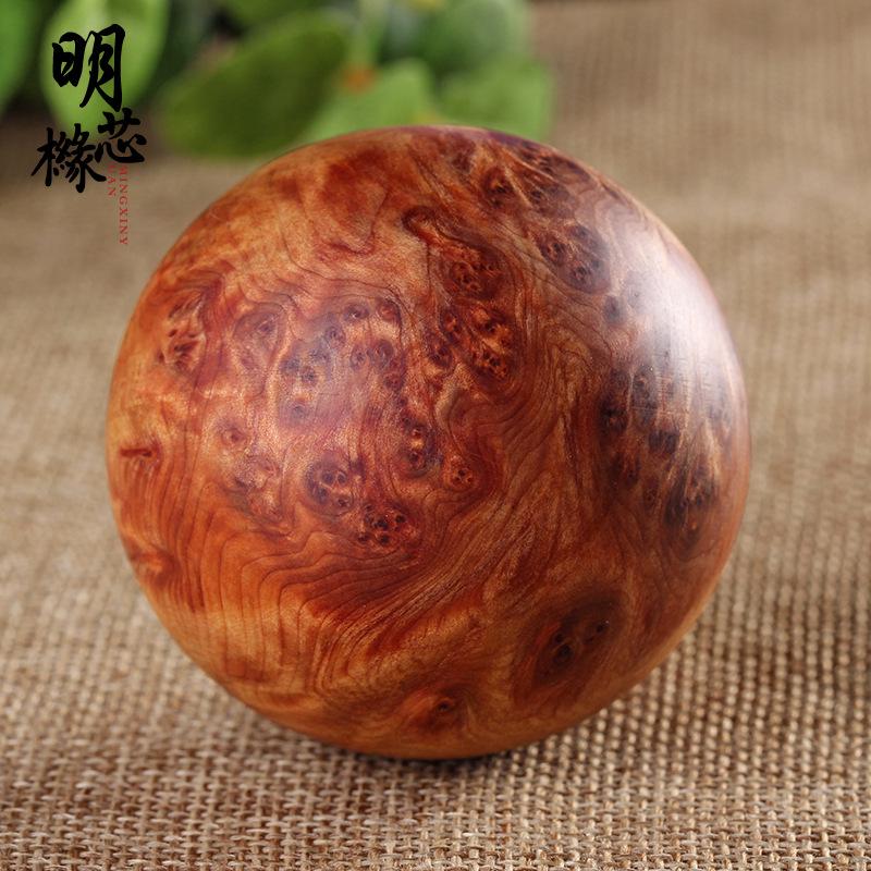 

Sichuan Cypress Massage Ball - High Density Scarred Wood Health Handcraft 5.0mm Scarred Pair