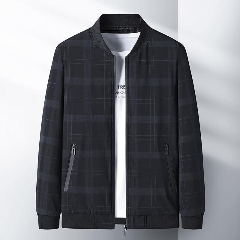 Spring and Autumn New Dad Coat Season Thin Men's Clothing In The Elderly Men's Jacket Middle-aged Casual Top