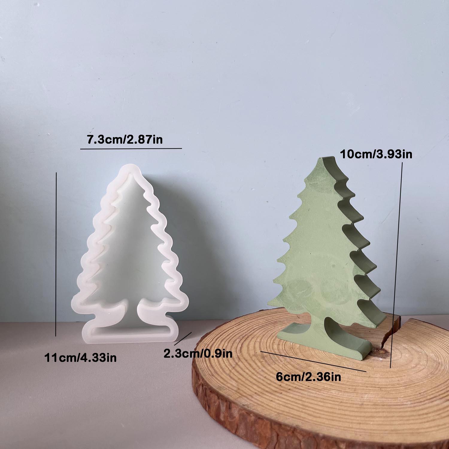 Christmas Tree Mould Christmas Christmas Ornament Mould Silicone Mould Plaster For Pendant Ornament Holiday Decor