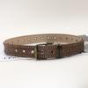 Vintage Pu Leather Belt With Rivet Studs Hollowed-Out Design Perfect For Daily Wear Jeans Casual Outfits