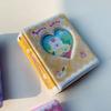 Kawaii Cartoon Bear Cream Lace Photocard Holder 3-inch Mini Album for Instant Photo, Idol Album Card Guka Collect Book