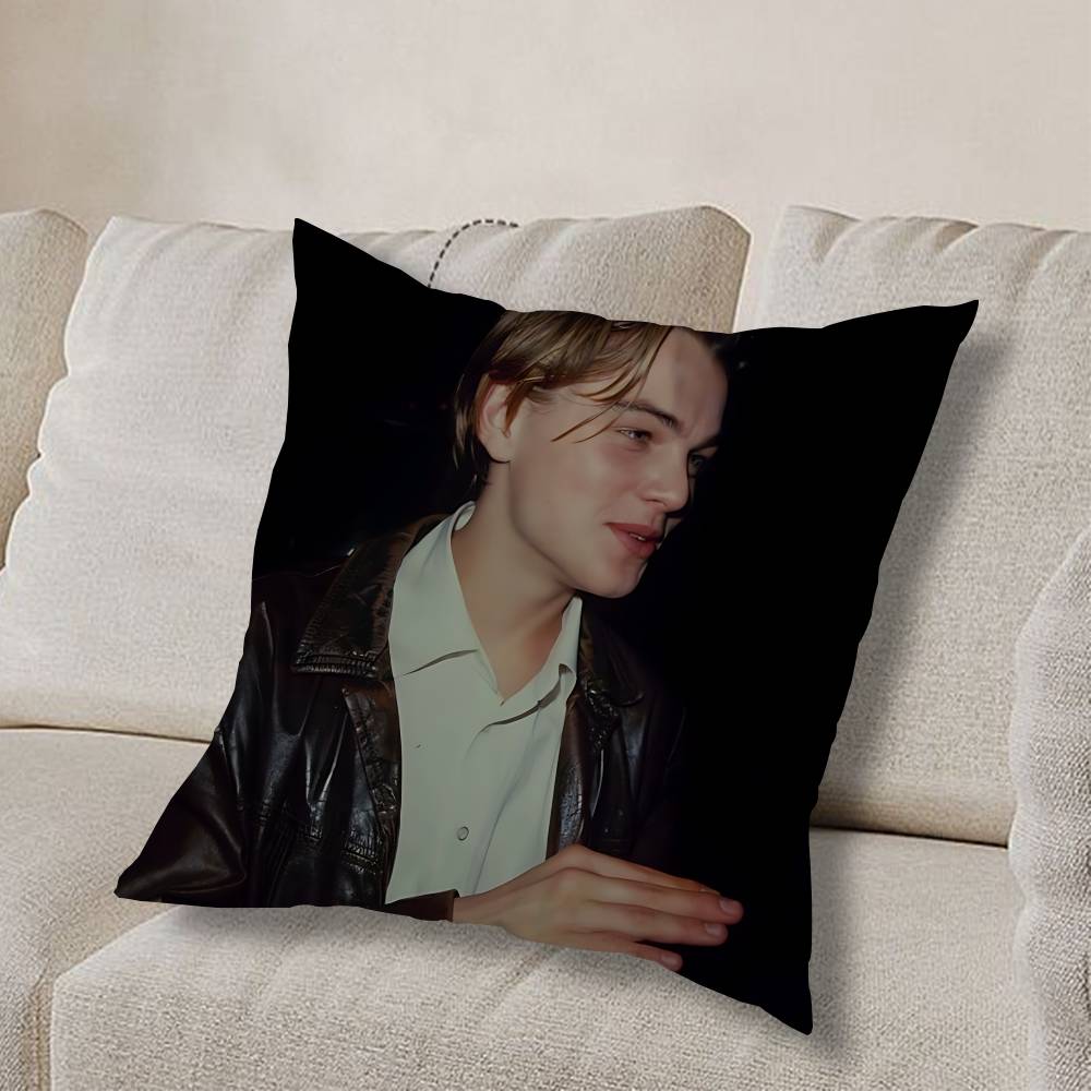 L-Leonardo D-Dicaprio YoungS Pillow Case Sofa Living Room Bedroom Headboard Backrest Cushion Square Cushion Nap Time