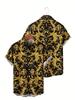 [Printed Design – Not Textured] Men'S Short Sleeve Shirt with Unique Design, Suitable for Men - Ideal for Casual Wear, Outdoor Activities - Perfect