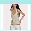 Casual Cotton Linen Blend Sleeveless Tank Top For Women Summer