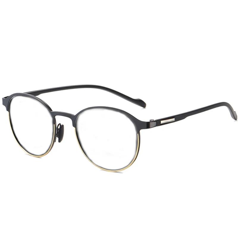 Anti-Glare Round Nearsighted Sunglasses For Women Trend Metal UV400 Prescription Sunglasses Men 0 -0.5 -0.75 To -6.0