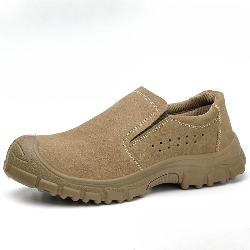 

High Quality Men s Tough Work Shoes New Anti-smash Anti-puncture Safety Shoes Men s Protective Safety Shoe Designer Men s Shoes 37