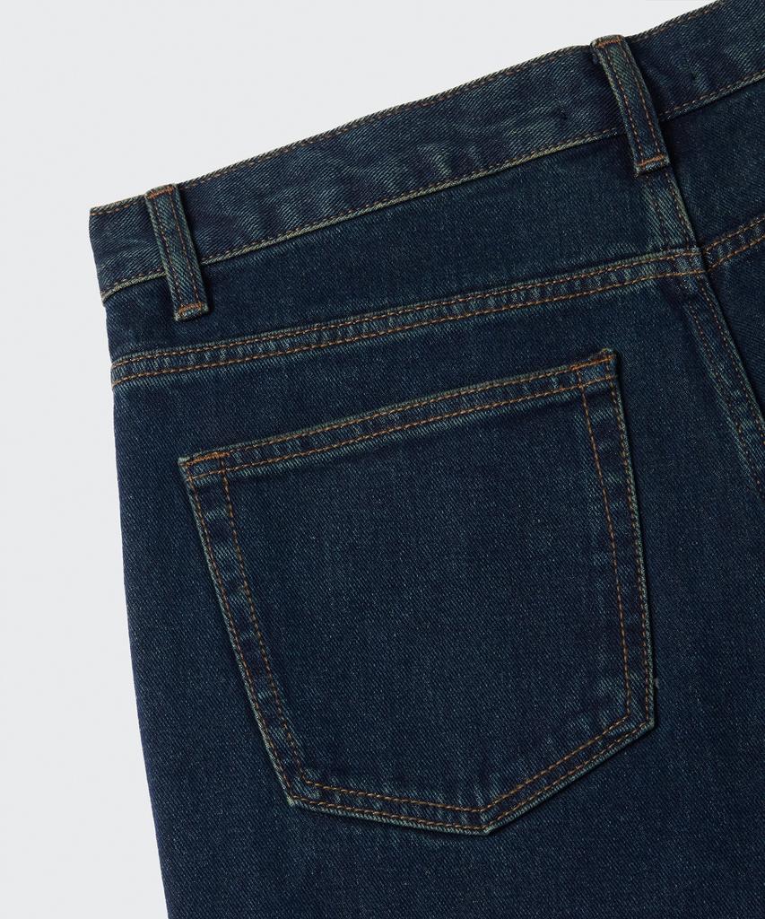 MUSINSA STANDARD Wide Denim Pants [Dark Blue]