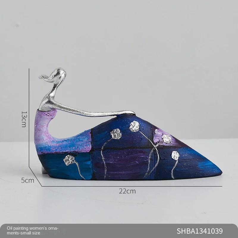 

Творческий Цвет Абстрактная Йога Фигура Украшение Дома Современное Искусство Картина Маслом Женская Скульптура Гостиная Настольное Украшение Подарок