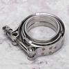 2.25in V Band Stainless Steel Clamp with 2 Flange for Turbo Exhaust Downpipe