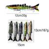 5PCSBoxed Multi-section fish12cm/20gSegmented Fish-shaped Bionic Lure, Long-range Casting Sinking Hard Bait, Universal Fishing L