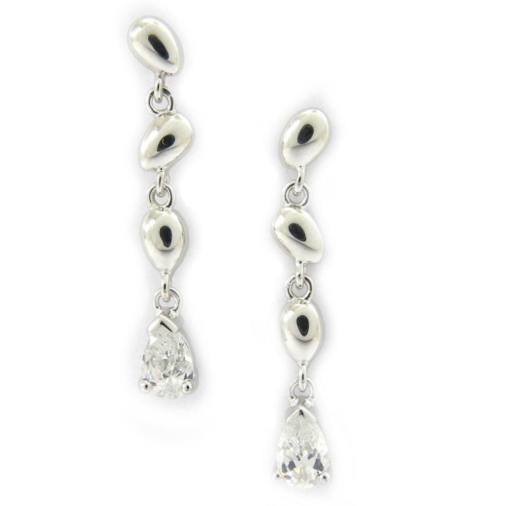 Altesse [G2280] - Silver 'Goddess' Earrings