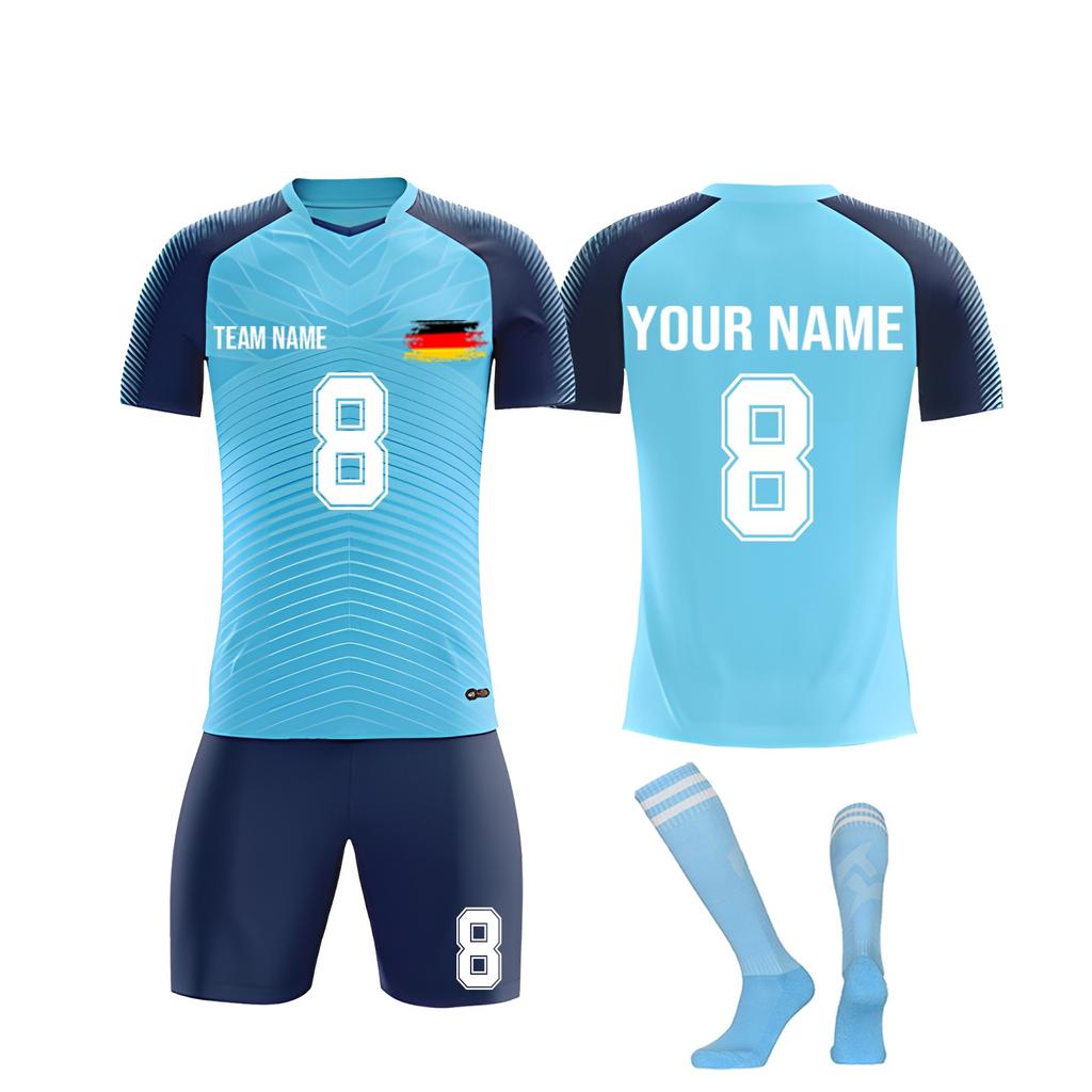 Kit de camisas personalizadas masculinas meninas com número de nome camisas de futebol personalizadas para meninos terno de treinamento