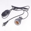 1 Piece E27 Light Socket Screw Plug Adapter Converter Animal Heating Lamp Holder With 1.8M Switch Wire For Industrial Heating