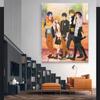 Solid Wood Frame Japan Anime Iwatobi Swim Club Wall Art Home Decor Wallpaper Decorative Wall Picture for Living Room Children's Wall Art Prints