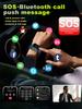 SACOSDING Bluetooth Call Smart Watch 1.72" HD Screen AI Voice Micro Gheck IP68 Waterproof BP Oxygen Heart Rate Smartwatch