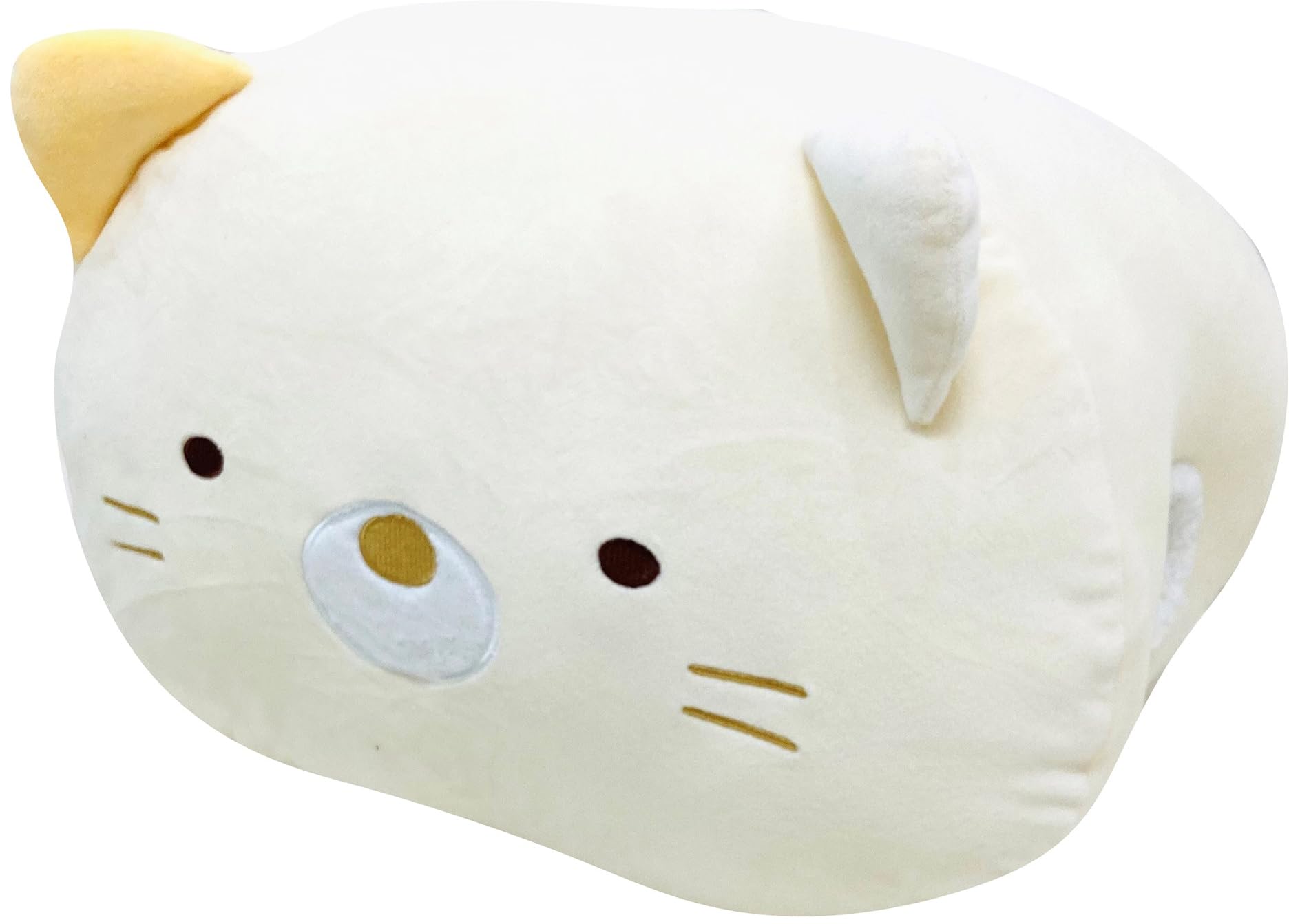 

MORIPiLO Sumikkogurashi Cat Body Pillow (Hug Me Cushion) Skin-Friendly Micro Fabric Plush Toy Nap Pillow Beige 40x25x20cm Character Pillow Morishita