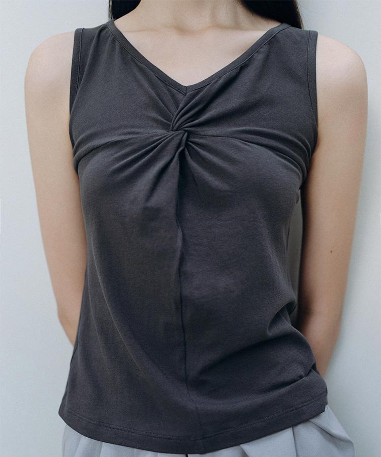 Kasel Soft Twist Sleeveless, Charcoal