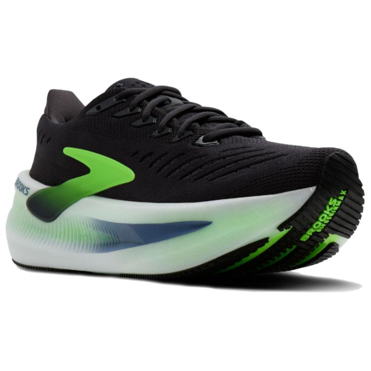 Brooks Glycerin Max 2 Phantom White Green Gecko Men Sneakers Black 110479-1D-091