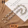 Replaceable DIY Removable  Bag Handle Hardware Bag Chain Crossbody Bag Belt Acrylic Purse Strap