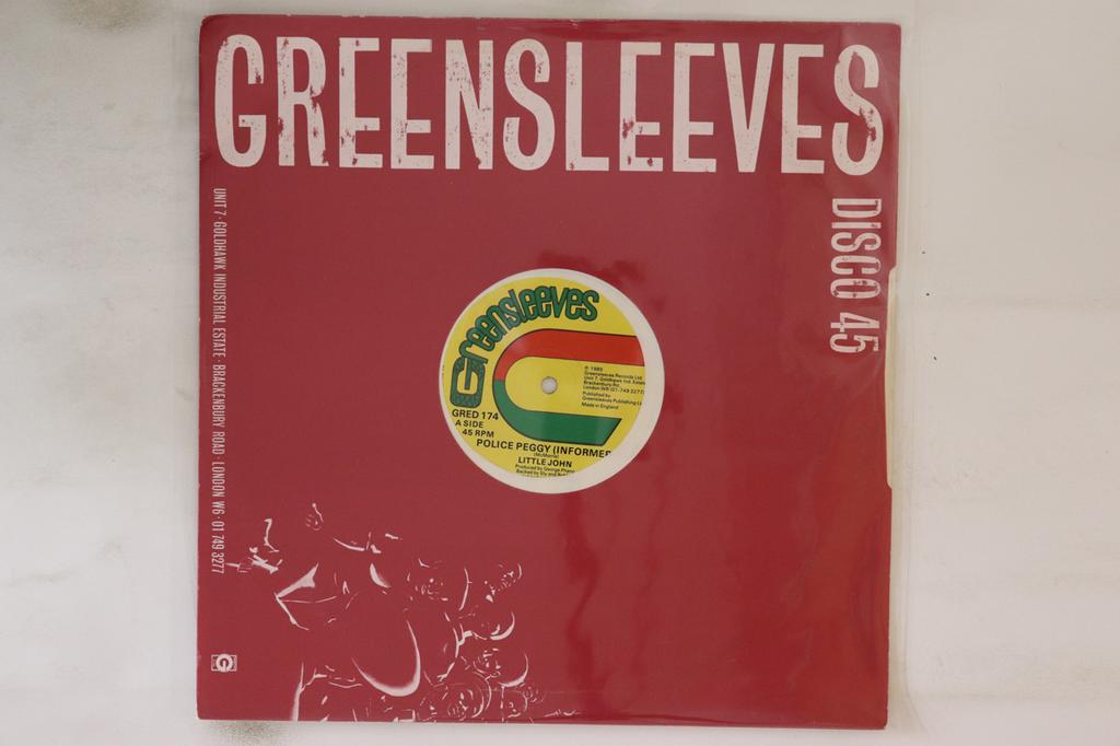 12inch Record LITTLE JOHN - Police Peggy (Informer) / She No Re GRED174 Greensleeves Re 1985 UK Reggae, Ska & Dub Used