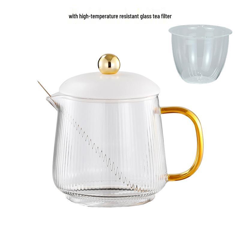 Large Capacity Electric Glass Kettle for Herbal Tea & Hot Milk