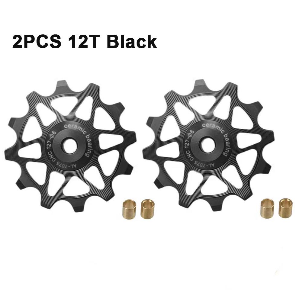 2 szt. 12T 14T Rowerowe Łożysko Ceramiczne Kółko Przerzutki Tylnej Rolka Prowadząca Napinacz Do SHIMANO SRAM DEORE GX Kółko Napinające Części Rowerowe