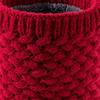 Winter Neckerchief Soft Windproof Fabric Velvet Lining Thickened Knitting Scarf Cold Weather Neck Warmer