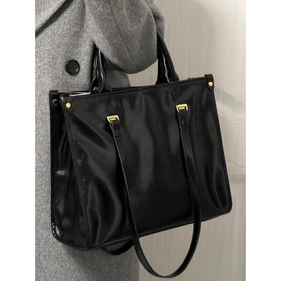 Fashion Tote Bag Women's New PU Light Luxury Popular Commuter Large Capacity Single Shoulder Crossbody Bag