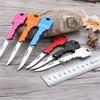 2PCS Mini Pocket Knife Portable Utility Knifes Survival Knife Keychain Pendant Gadget Letter Package Opener