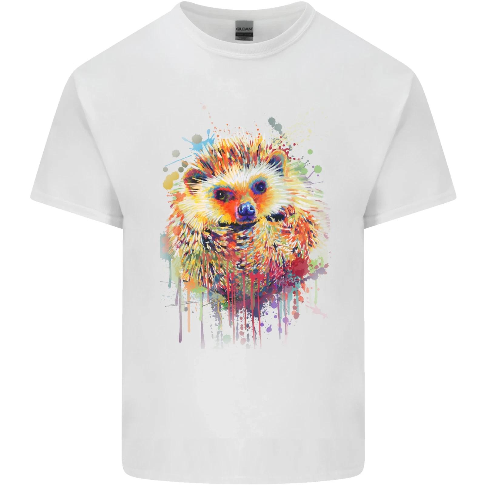 Watercolour Hedgehog Kids T-Shirt Childrens XL