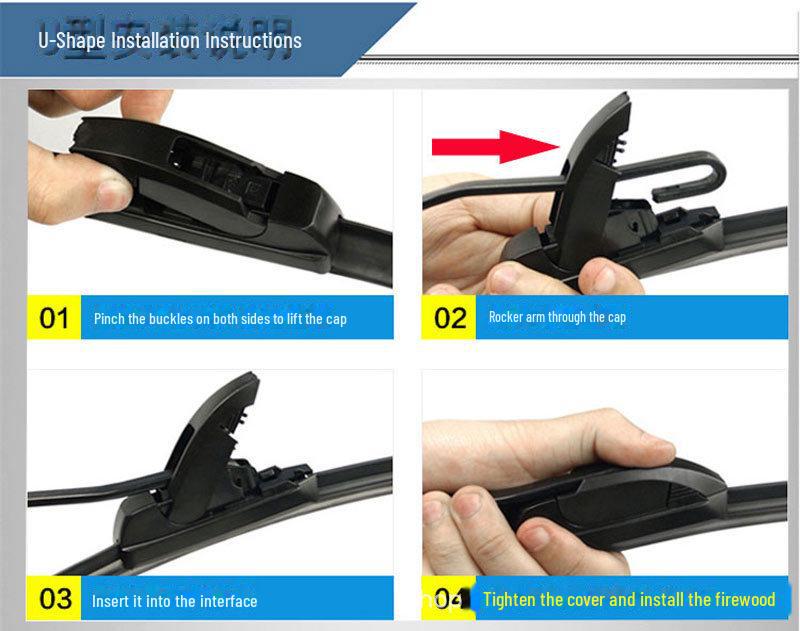 Compatible Wiper Blade for Geely Emgrand EC7, King Kong Vision X6/X3, Emgrand GL/GS/RS, and Boyue.