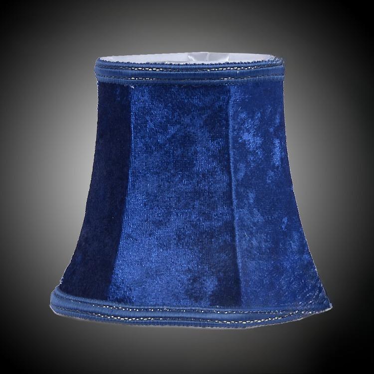 Vintage Small Lampshade Flannel Velvet Fabric Retro Chandelier Mini Lamp Shade Bedroom Lamp Chandelier Lampshades
