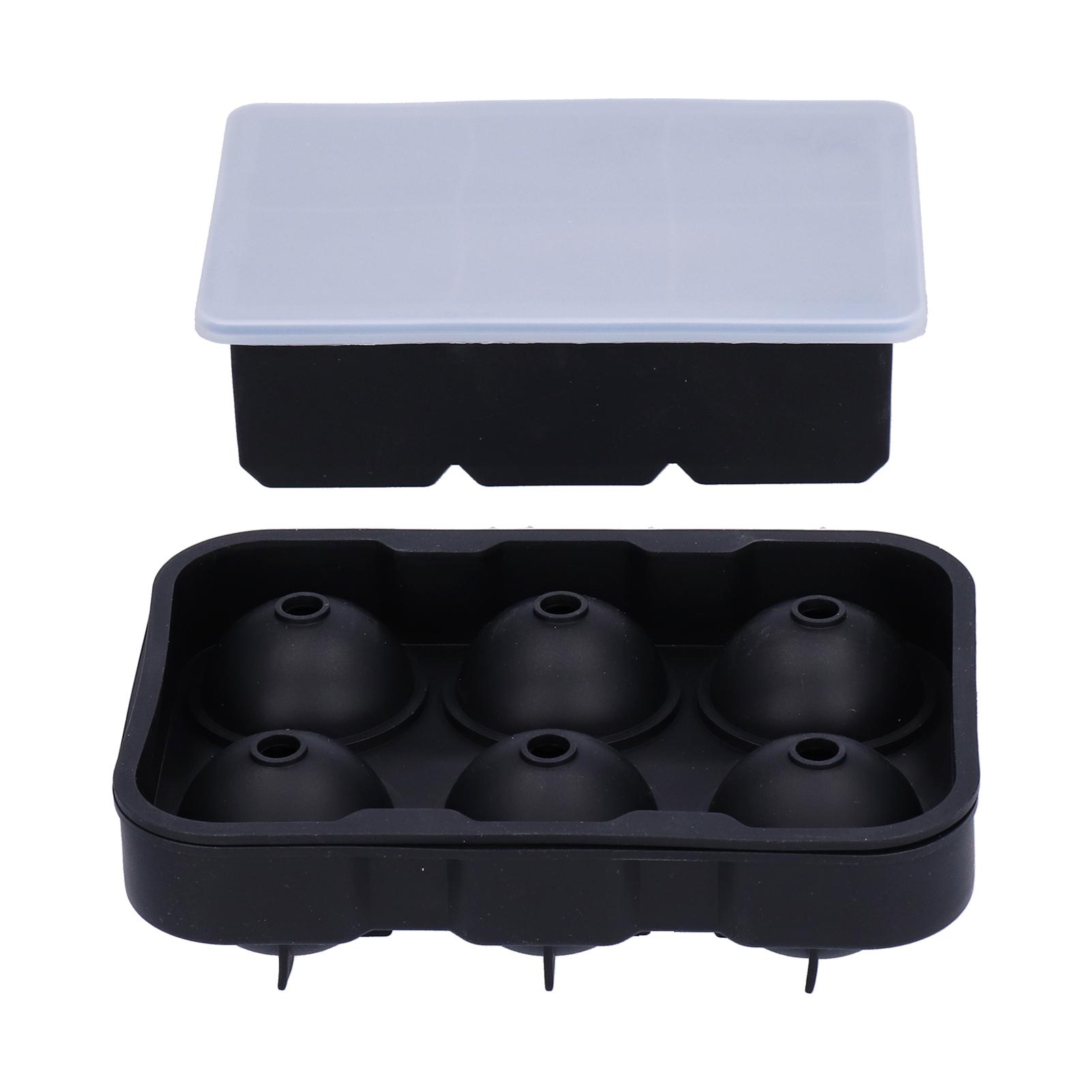 

2PCS 6 Grid Ice Cubes Tray Silicone NonStick Ice Cubes Maker DIY Kitchen Accessories