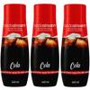 Set of 3 SodaStream Concentrates 3x Cola