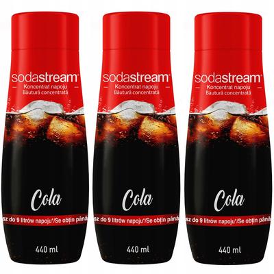 Set of 3 SodaStream Concentrates 3x Cola