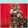Women Reindeer Christmas Costume Fashion Cosplay Party Deer Fancy Outfit Dress