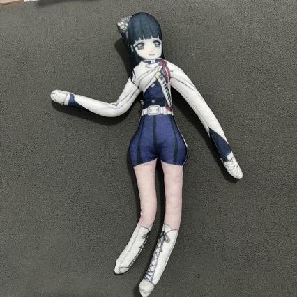 Demon Slayer Akaza Poseable Plush Doll Built-in Wire Stuffed Figure Infinite Castle Mugen Train Collectible Toy For Anime Fans Cuddly Fluffy Huggable