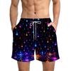 Men's Shorts Creative Colorful 3D Printed Shorts Loose Casual Plus Size Breathable Vacation Style Summer Versatile Shorts