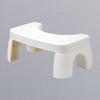 Toilet Potty Foot Stool Prevent Slipping Improve Posture PP Squatting Potty Stool for Office White