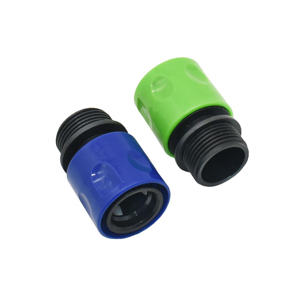 Garden 3/4 Inch Thread Quick Connector Male 3/4 Female Water Gun Connector Watering Hose Fitting 1Pcs