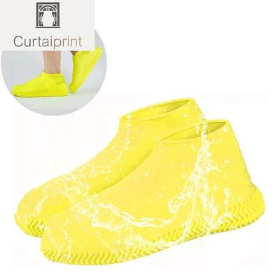 Waterproof Shoe Cover Silicone Unisex Shoes Protectors Rain Boots For Indoor Outdoor Rainy Days Reusable Foldable Shoe Cover