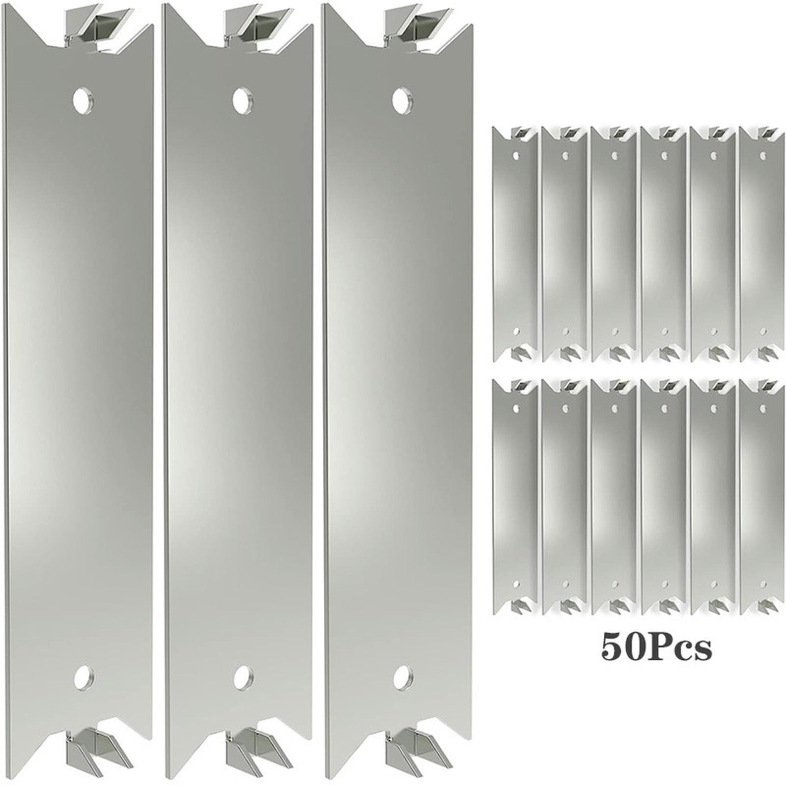 100X Safety Nail Plate For Wood Studs Cable Protector Plate Steel Safety Plate For Wood Stud Nail Plate one size