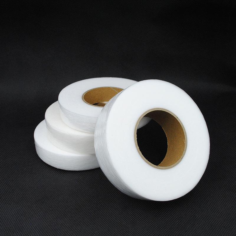 DIY Double-Sided Hot Melt Adhesive Mesh: Lightweight, Washable, Non-Woven Fabric for Clothing Ironing.