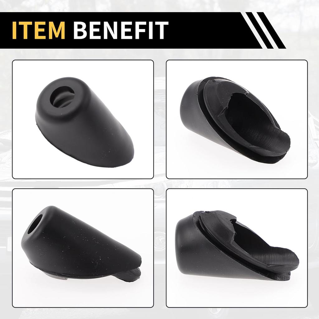 Antenna Base Grommet Ornament for Toyota 4Runner 2010-2014 Antenna Ornament Rubber Adapter Base No.8639235040 Manual Radio Antenna Mount Bezel Topper
